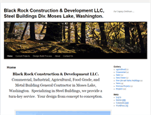 Tablet Screenshot of blackrockconst.com